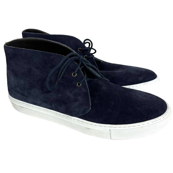 To Boot New York Adam Derrick Woodrow Navy Blue Suede Men's Size 8 NWOB - Picture 2 of 9